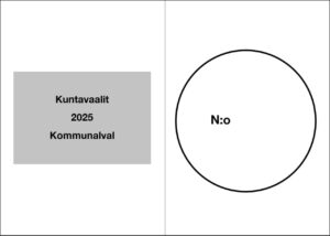 Kuntavaalien äänestyslippu