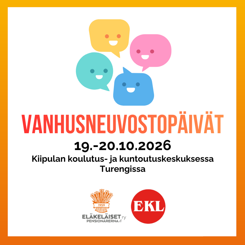 Vanhusneuvostopäivät 19.-20.10. Kiipulassa